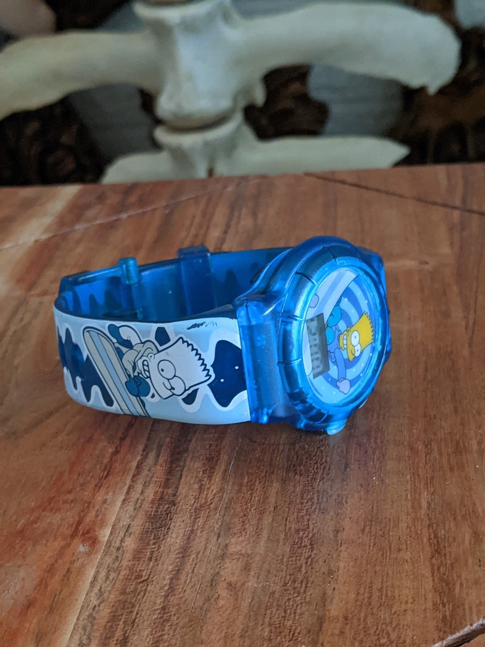 Bart Simpson Digital Watch with Surfing Talking Bart. Working